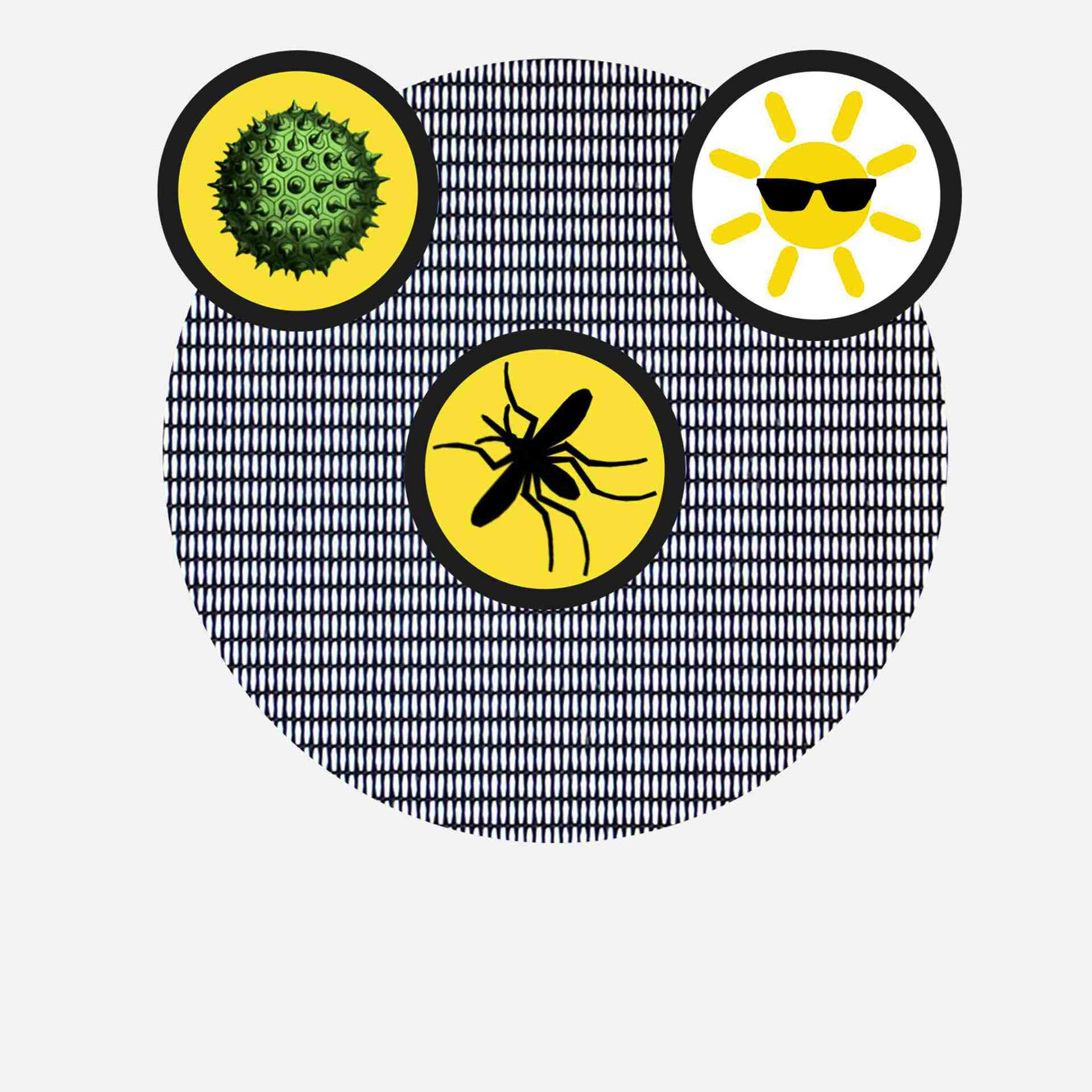 ein Stoffmuster vom WinClip Pollen