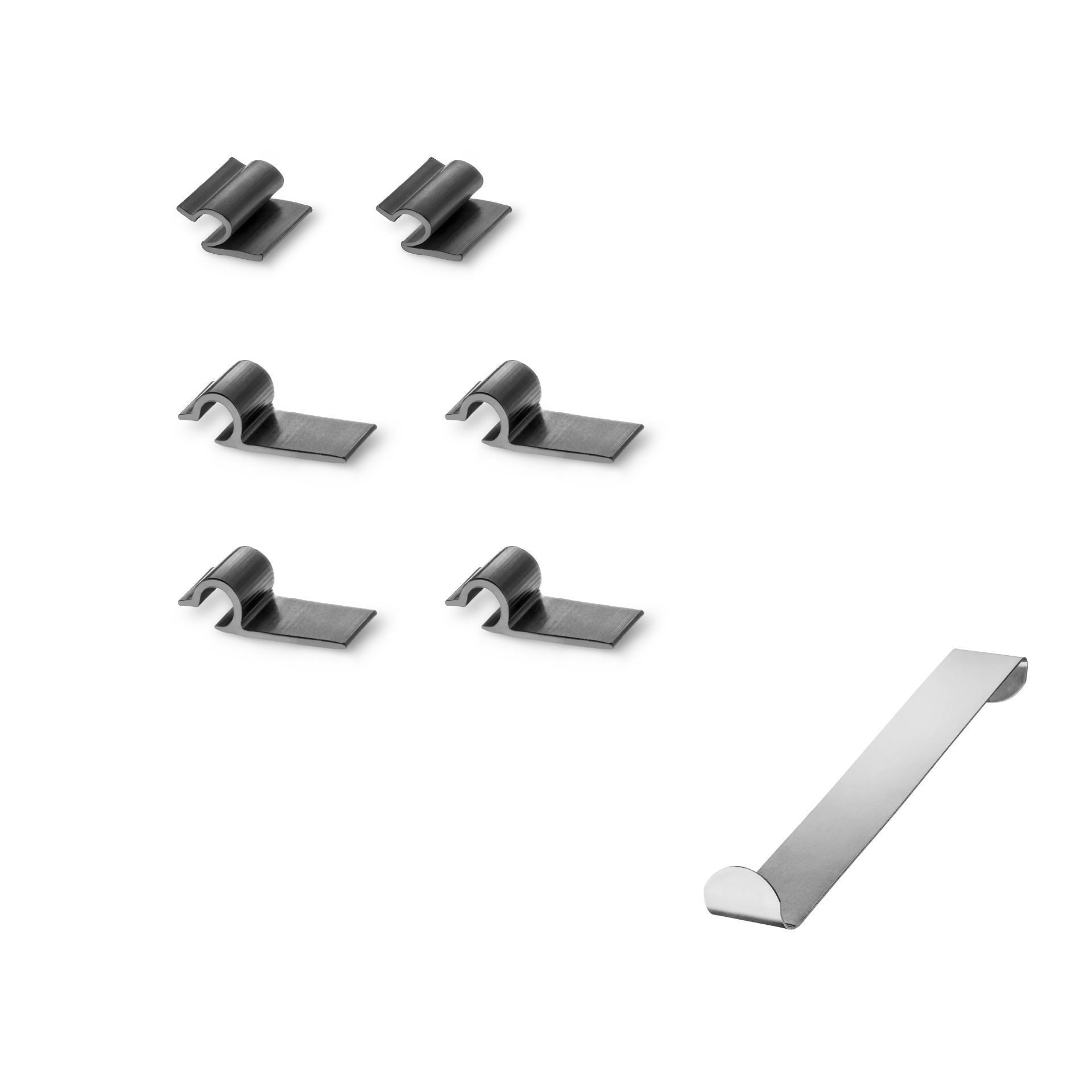 ein Halterset mit Einbauhilfe für Fiat 500e