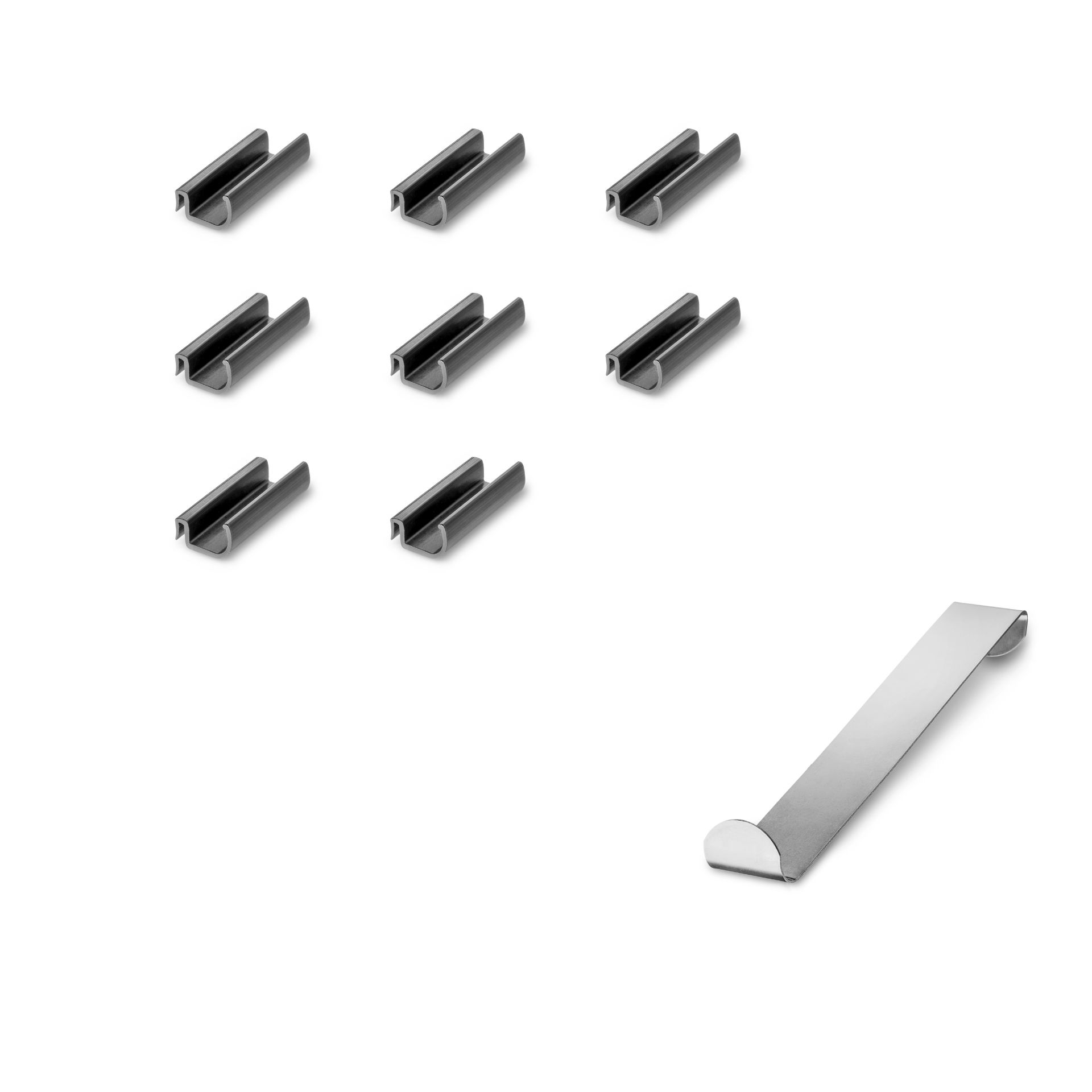 a holder set with installation aid for Opel Corsa F Corsa e