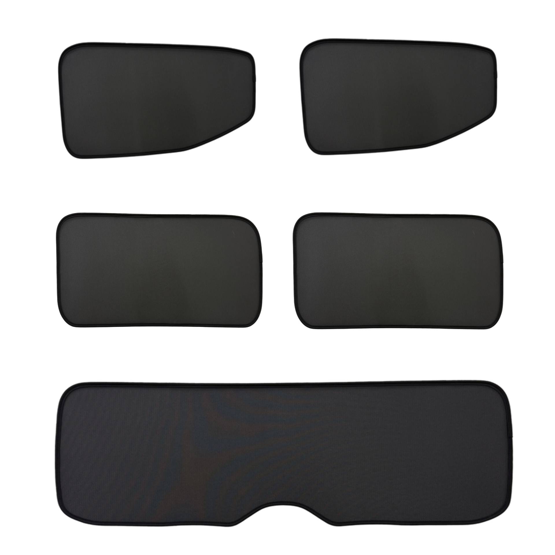 Ford Tourneo Custom L1 Bus ohne Ausstellfenster ab 2024 SunClip Auto Sonnenschutz Sichtschutz UV-Schutz Auto Sonnenblende Hitzeschutz Insektenschutz Autoscheibentönung ein ABC Set für einen Ford Tourneo Custom Bus