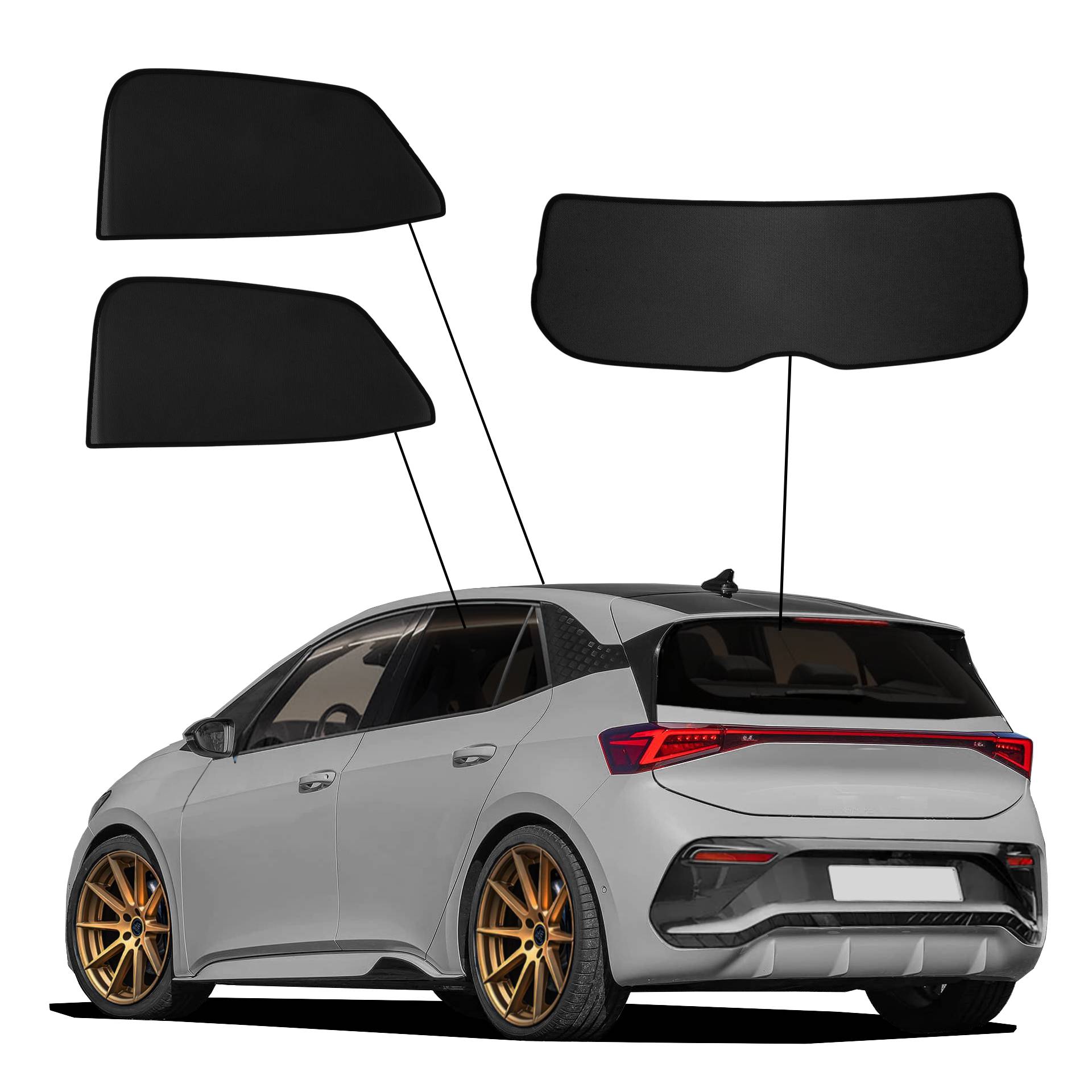 Cupra Born SunClip Auto Sonnenschutz & Sichtschutz 2020- Cupra Born SunClip Auto Sonnenschutz & Sichtschutz 2020-