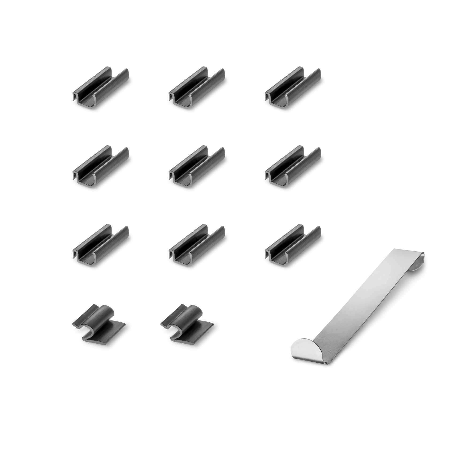 a holder set with installation aid for Mercedes B-class