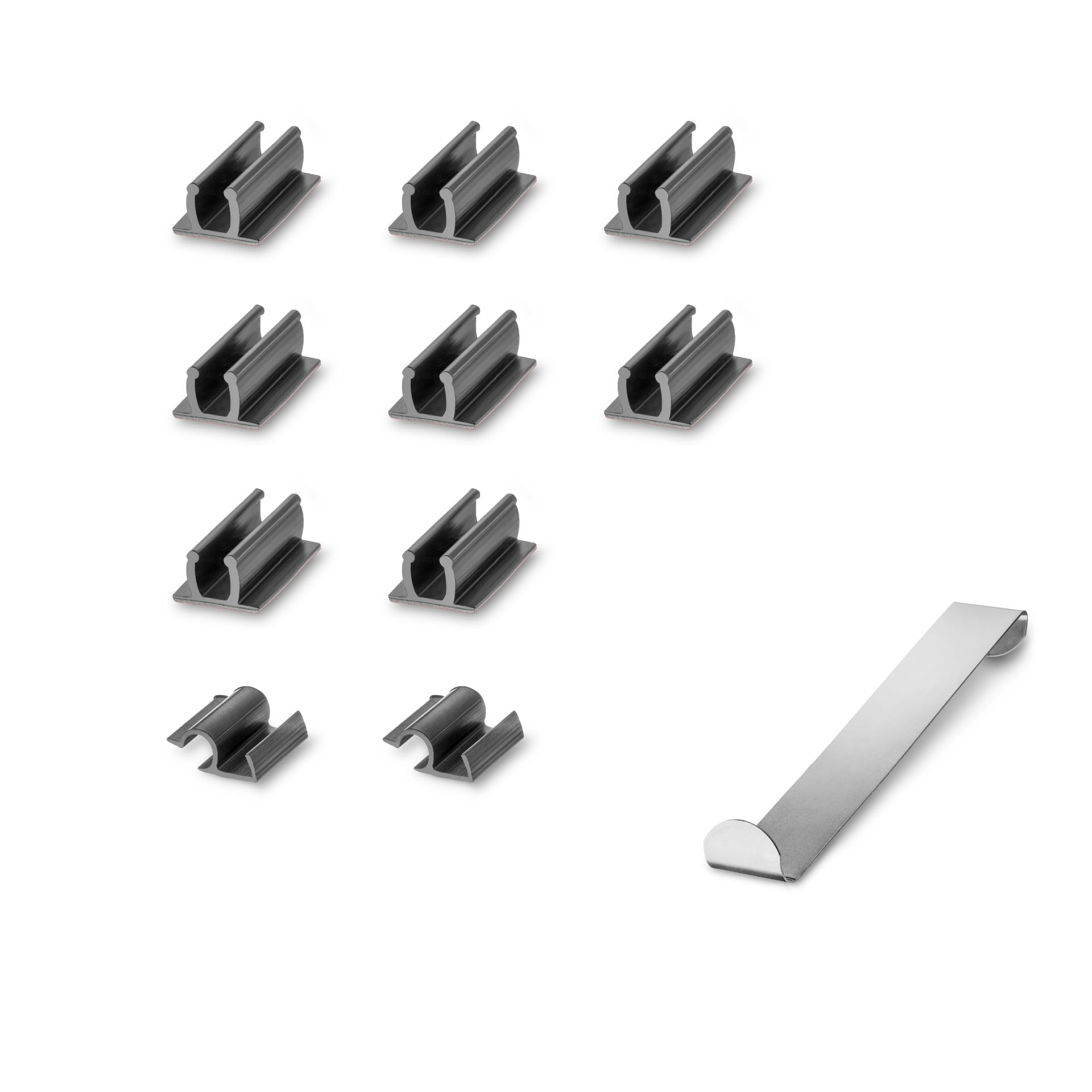 a holder set with installation aid for Hyundai Kona