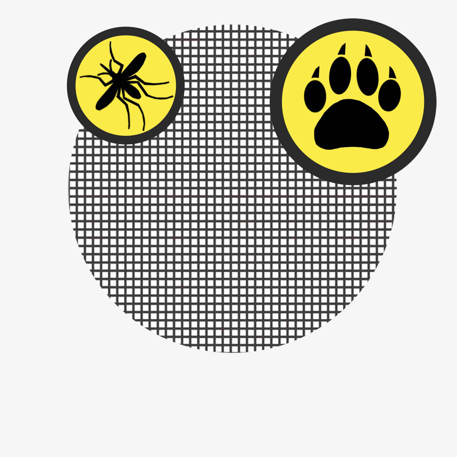 Katzenschutznetz ein Stoffmuster vom WinClip Pet Screen