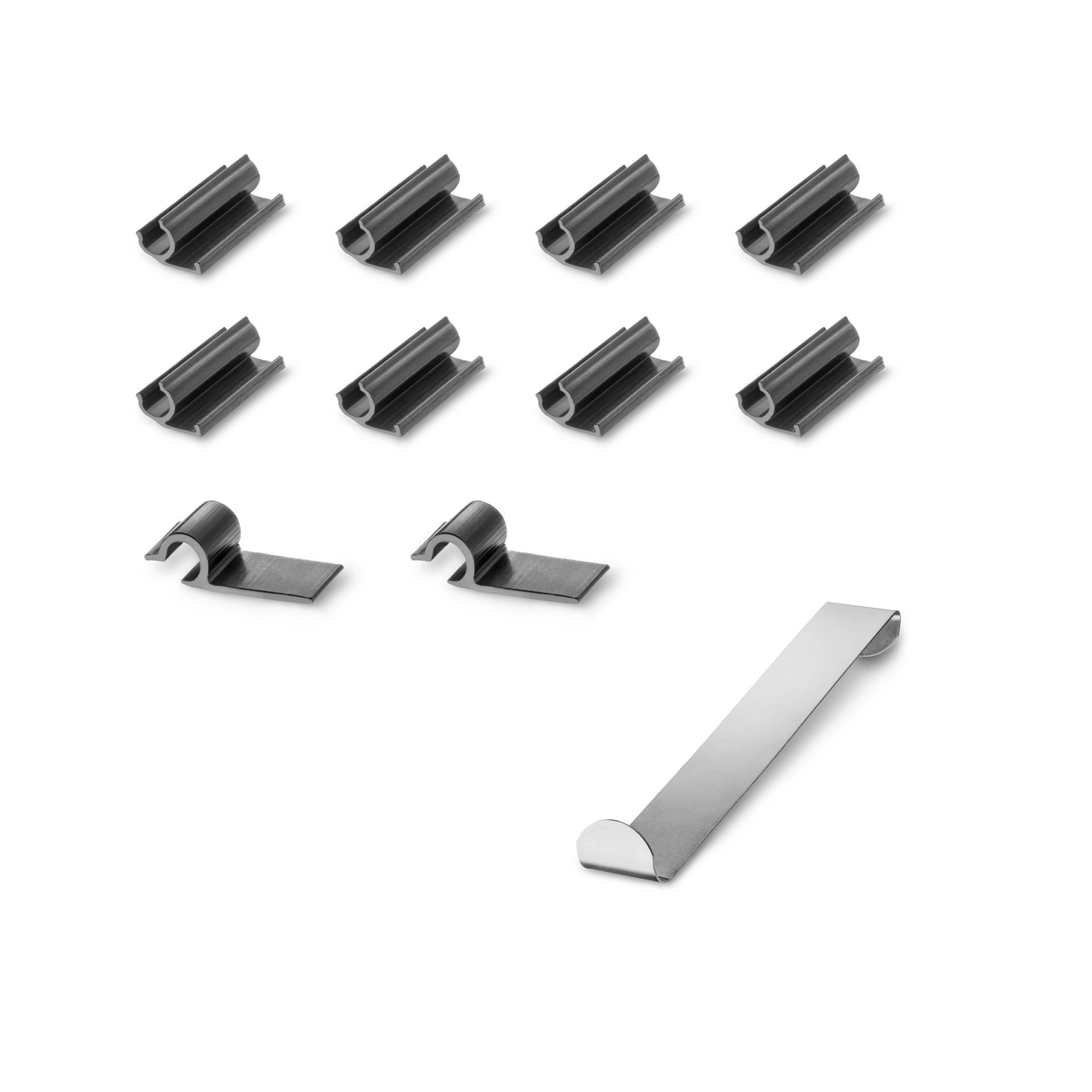 a holder set with installation aid for BMW 1 series