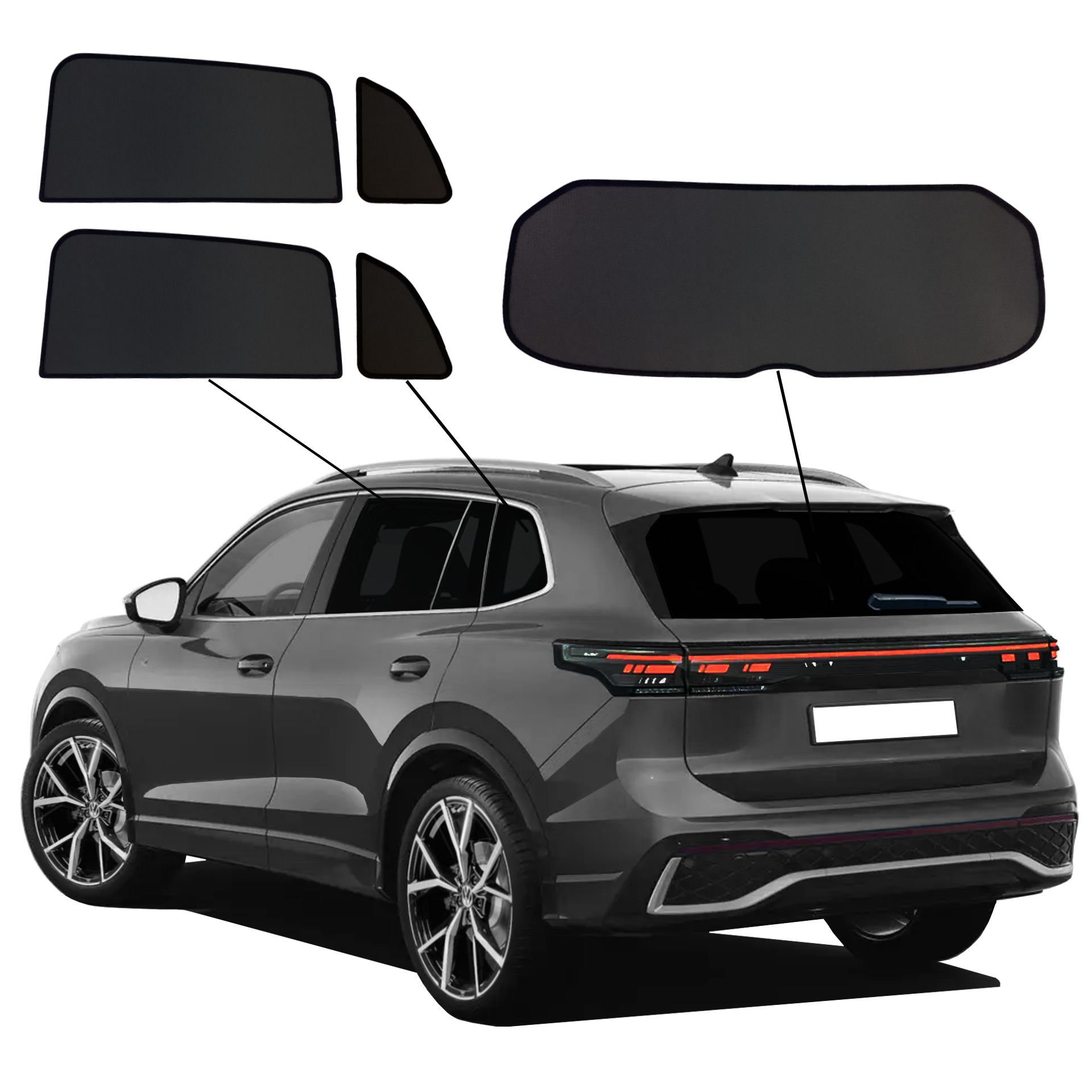 ein VW Tiguan 3 mit einem ABC Set