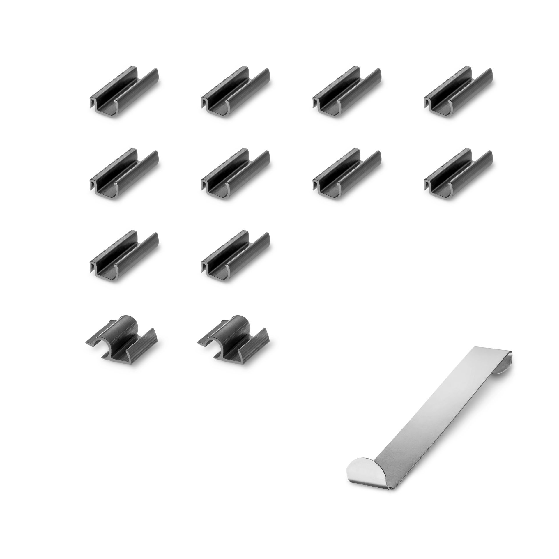 a holder set with installation aid for vw tiguan 2 allspace