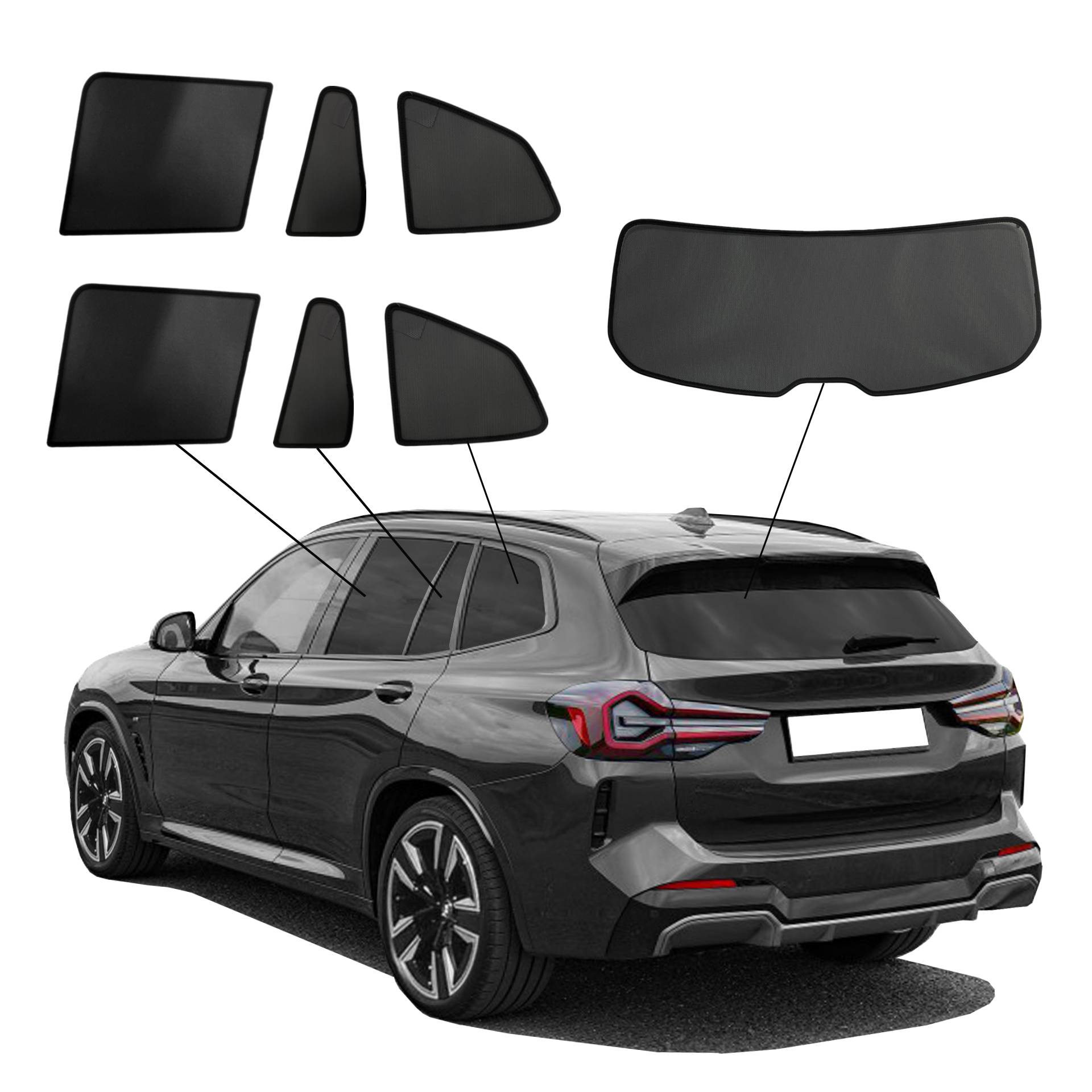 ein BMX iX3 mit einem ABC SEt